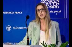 Radczyni prawna Aniela Bereś wygłasza referat