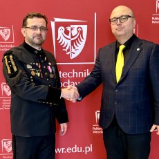 Okręgowy Inspektor Pracy we Wrocławiu na zdjęciu z Dyrektorem Okręgowego Urzędu Górniczego we Wrocławiu