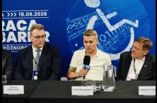 Rafał Mikołajczyk, Pełnomocnik Prezydenta do spraw Osób z Niepełnosprawnością odpowiada na pytania dziennikarzy