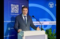 Prof. dr hab. Łukasz Pisarczyk wygłasza referat