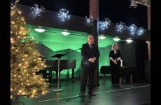 Okręgowy Inspektor Pracy we Wrocławiu przemawia do zgromadzonych