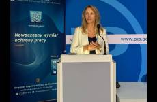 Moderator inspektor pracy Kornelia Mierzwińska