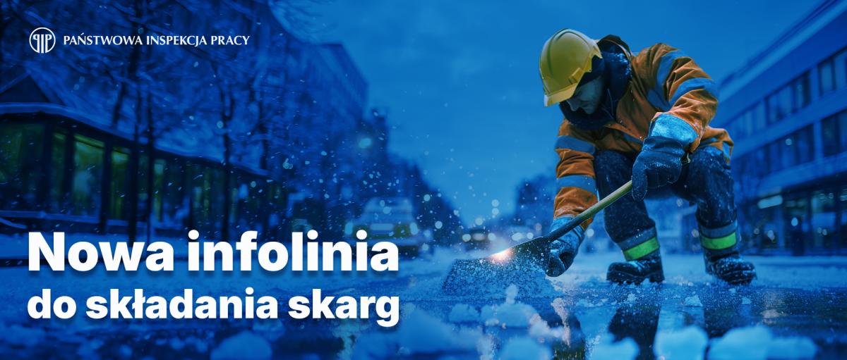 Grafika z informacją - nowa infolinia do składania skarg