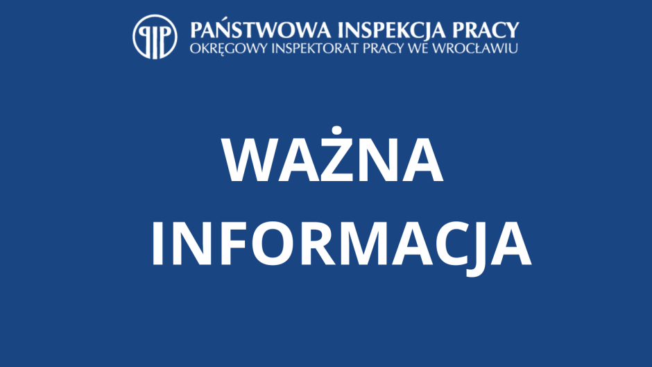 Ważna informacja - powódź