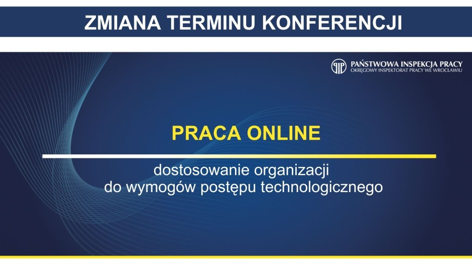 Zmiana terminu konferencji 