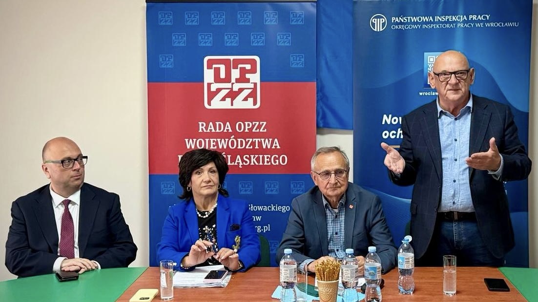 Główny Inspektor Pracy zabiera głos na posiedzeniu rady